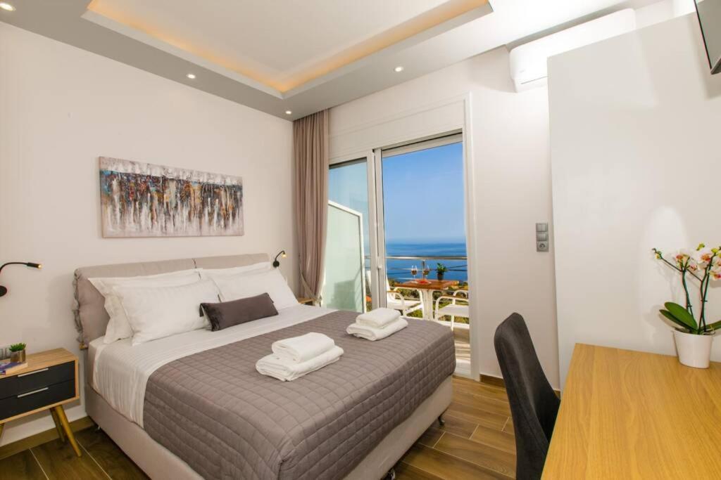 Chrysi'S Ocean View Retreat Villa Kerames Exterior foto