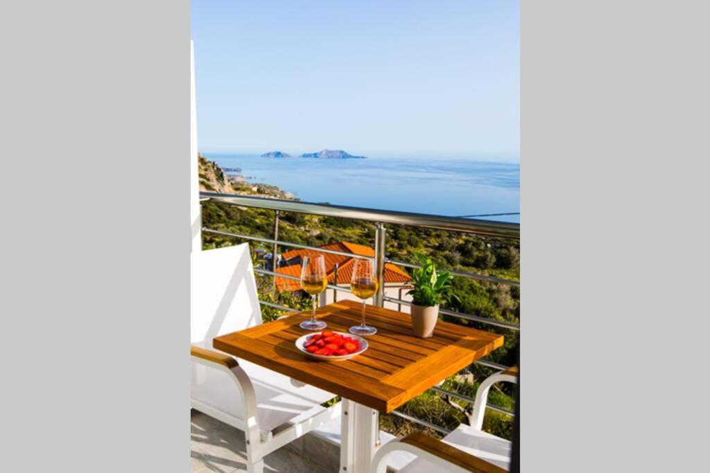 Chrysi'S Ocean View Retreat Villa Kerames Exterior foto